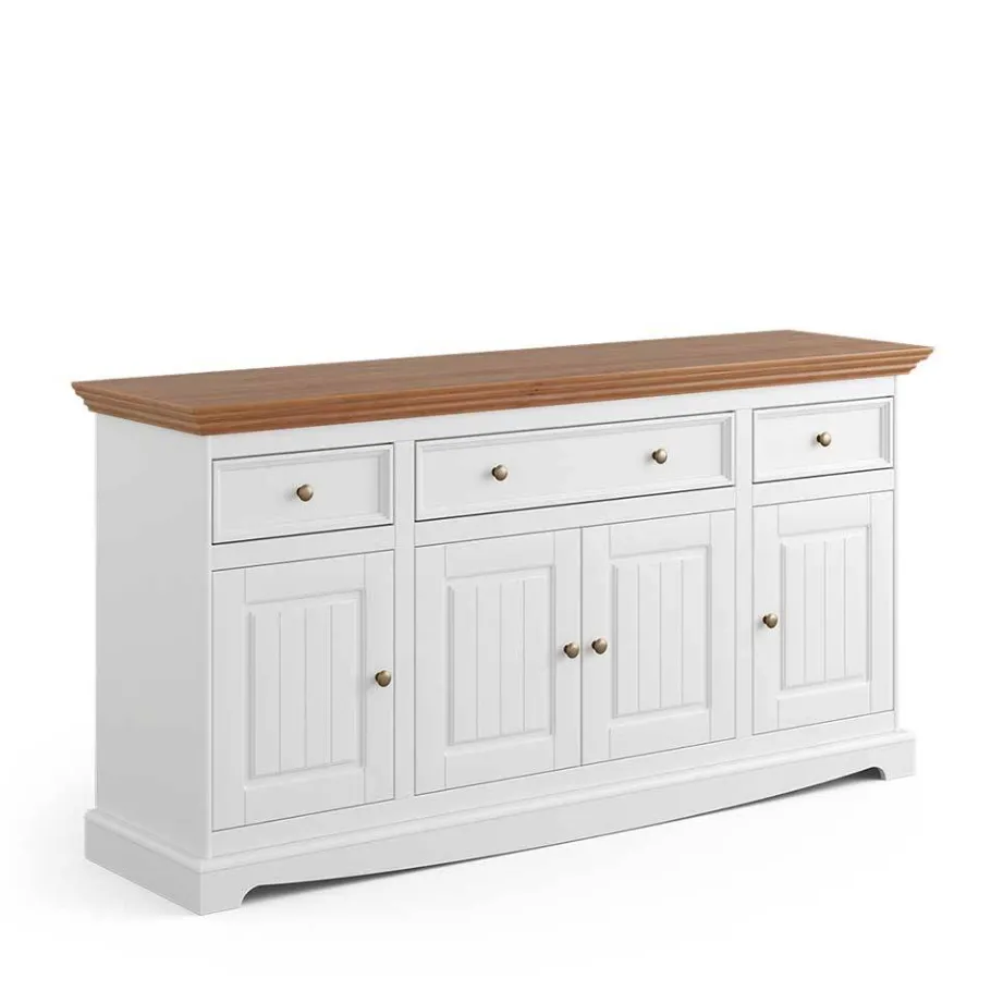 Best Landhaus Anrichte mit Metallgriffen - Bordona Sideboards