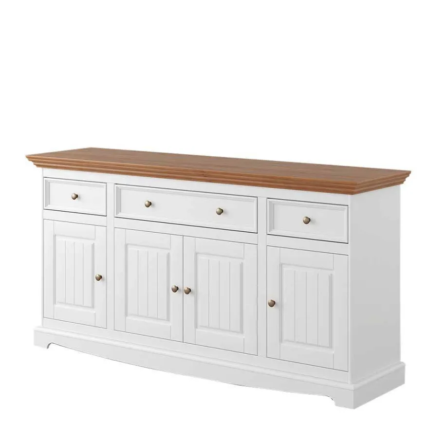 Best Landhaus Anrichte mit Metallgriffen - Bordona Sideboards