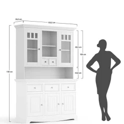 Sale Landhaus Buffetschrank aus Kiefer - Manipur Kommoden