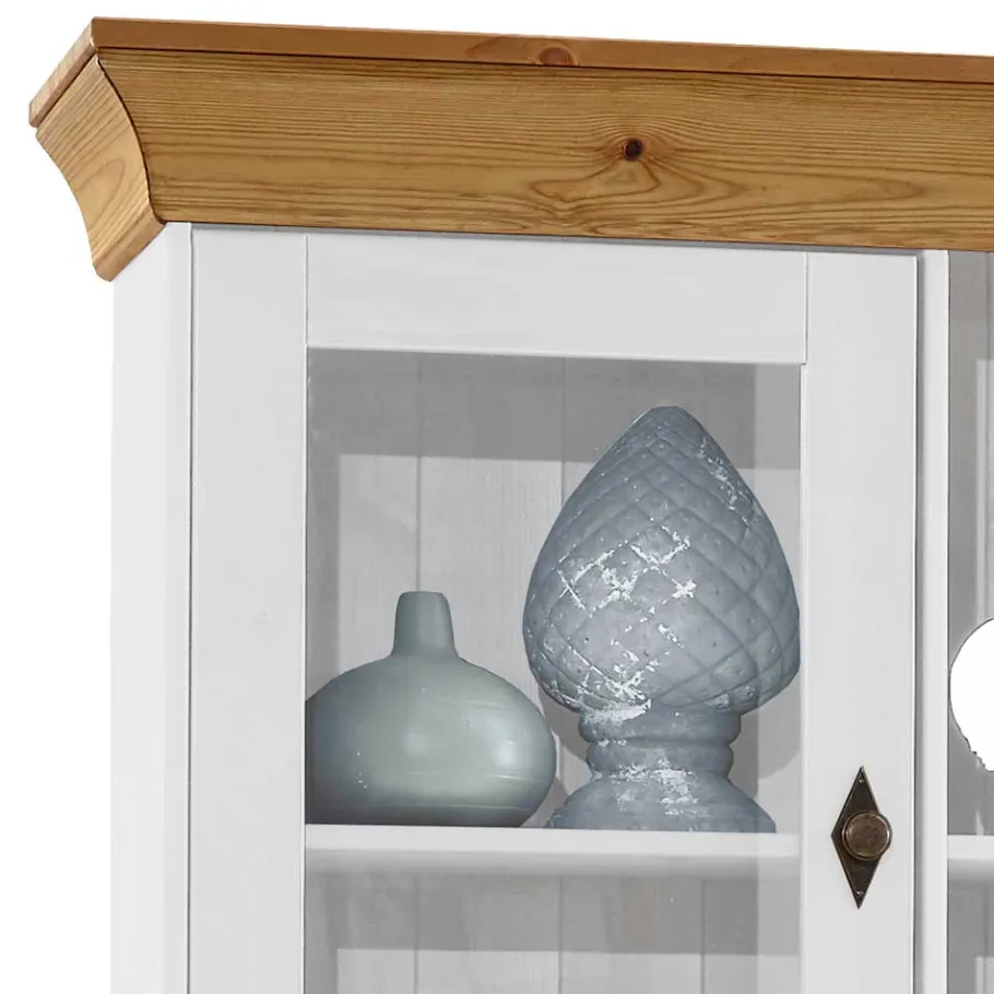 Sale Landhaus Buffetvitrine Sibiuta in Weiß Kommoden