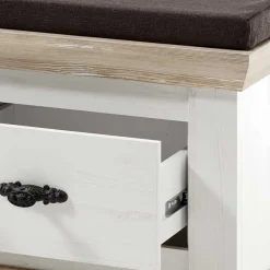 Best Landhaus Dielenmöbel Kombination - Nedita I (fünfteilig) Garderoben