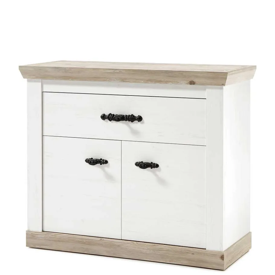 Best Landhaus Dielenmöbel Kombination - Nedita I (fünfteilig) Garderoben