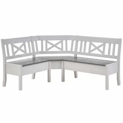 Online Landhaus Eckbank Yoan mit Stauraum Sitzbank