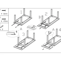 Best Landhaus Esstisch Satumare mit Schubladen Tische