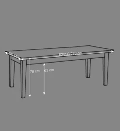 Best Landhaus Esstisch Satumare mit Schubladen Tische