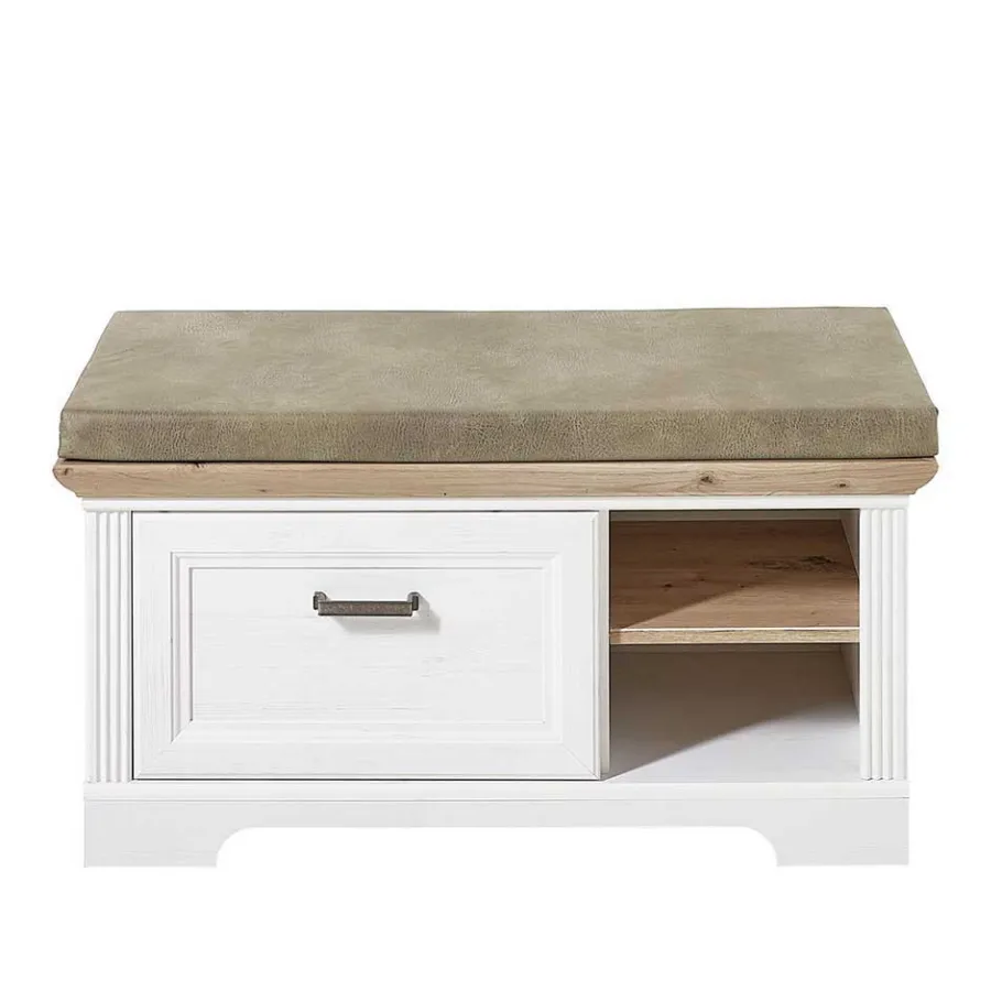 Best Landhaus Flurmöbel Kombi - Nurelcas (vierteilig) Garderoben