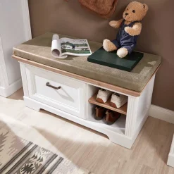 Best Landhaus Flurmöbel Kombi - Nurelcas (vierteilig) Garderoben