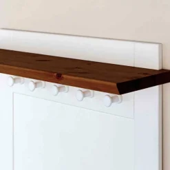 Outlet Landhaus Garderobenpaneel aus Kiefer zweifarbig - Zalya Garderoben