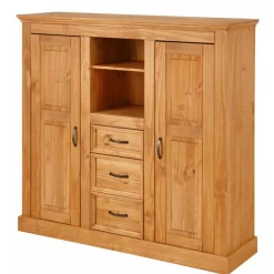 Sale Landhaus Highboard aus Kiefer Massivholz - Major Highboards