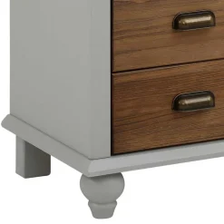 Outlet Landhaus Hochkommode mit sechs Schubladen - Veproma Kommoden