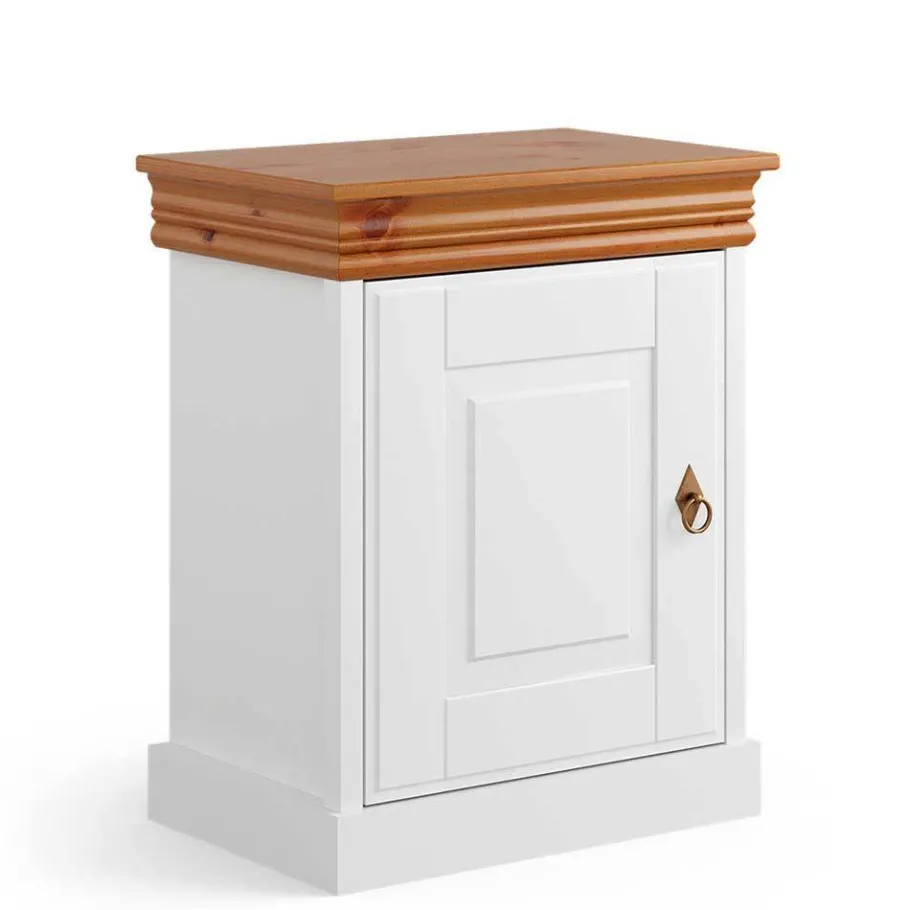 Sale Landhaus Nachtschrank mit Drehtür - Varicano Kommoden