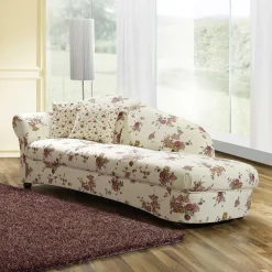 Best Landhaus Recamiere mit Blumen Stoff - Nitesa Sofas