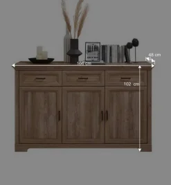 Sale Landhaus Sideboard in Eiche Optik - Barack Sideboards