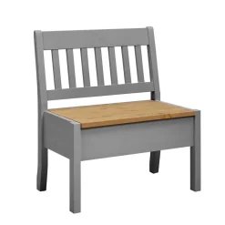 Best Landhaus Sitzbank in Grau mit Natur - Ziamora Sitzbank