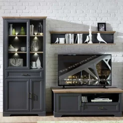 Best Landhaus TV Anbauwand zweifarbig - Thumbs (dreiteilig) Wohnwände