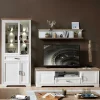 Hot Landhaus TV Wohnkombination mit LED - Sinolita (dreiteilig) Wohnwände