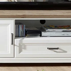 Hot Landhaus TV Wohnkombination mit LED - Sinolita (dreiteilig) Wohnwände