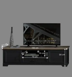 Landhaus TV Wohnmöbel Set - Thumbs (dreiteilig) Wohnwände