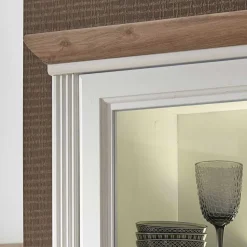 Hot Landhaus Vitrine & TV Board - Sinolita (zweiteilig) Wohnwände