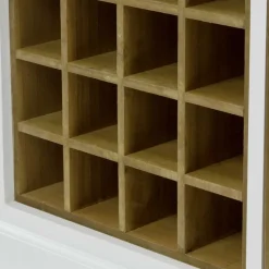 Best Landhaus Vitrine Calavon in Weiß Vitrinen|Schränke