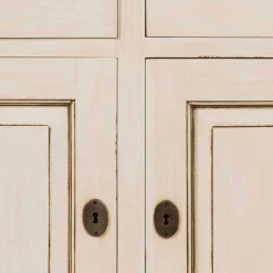 Best Landhaus Vitrine in Creme Weiß - Helsing Vitrinen|Schränke