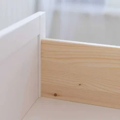 Best Landhaus Vitrinenschrank aus Kiefer zweifarbig - Zalya Schränke