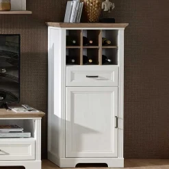 New Landhaus Wohnmöbel Set - Sinolita (vierteilig) Wohnwände