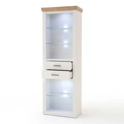 Outlet Landhaus Wohnwand als Möbel-Set - Samula (vierteilig) Wohnwände