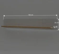 Outlet Landhaus Wohnwand als Möbel-Set - Samula (vierteilig) Wohnwände