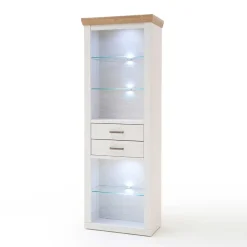 Outlet Landhaus Wohnwand als Möbel-Set - Samula (vierteilig) Wohnwände