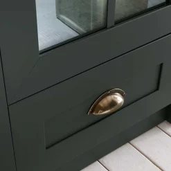 Sale Landhaus Wohnwand in Dunkelgrün - Niestov (vierteilig) Wohnwände