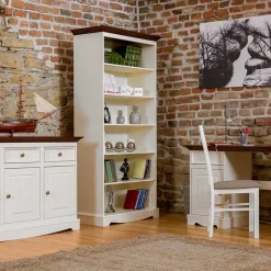 Best Landhaus-Bücherregal mit sechs Fächern - Manipur Regale