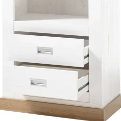 Best Landhausregal in Weiß & Dekor Wildeiche - Helkaska Regale|Vitrinen