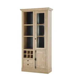 Outlet Landhaus-TV-Anbauwand Set - Hengas (dreiteilig) Wohnwände