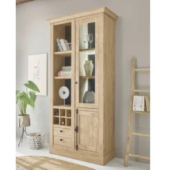 Outlet Landhaus-TV-Anbauwand Set - Hengas (dreiteilig) Wohnwände