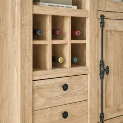 Outlet Landhaus-TV-Anbauwand Set - Hengas (dreiteilig) Wohnwände