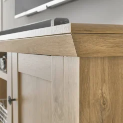 Outlet Landhaus-TV-Anbauwand Set - Hengas (dreiteilig) Wohnwände