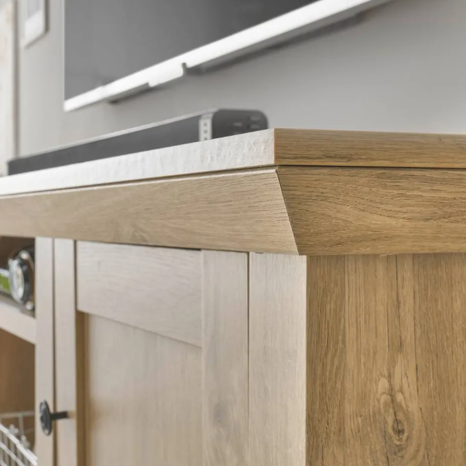 Best Landhaus-TV-Board in Eiche Gold - Hengas Tv & Hifi-Möbel|Lowboards