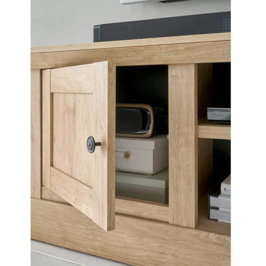 Best Landhaus-TV-Board in Eiche Gold - Hengas Tv & Hifi-Möbel|Lowboards