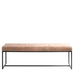 Best Leder Polsterbank in Braun - Eccossi Sitzbank