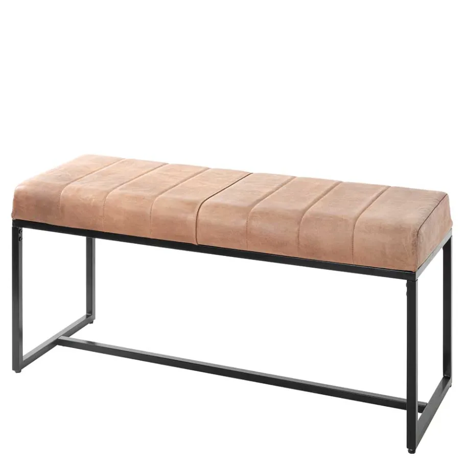 Best Leder Polsterbank in Braun - Eccossi Sitzbank