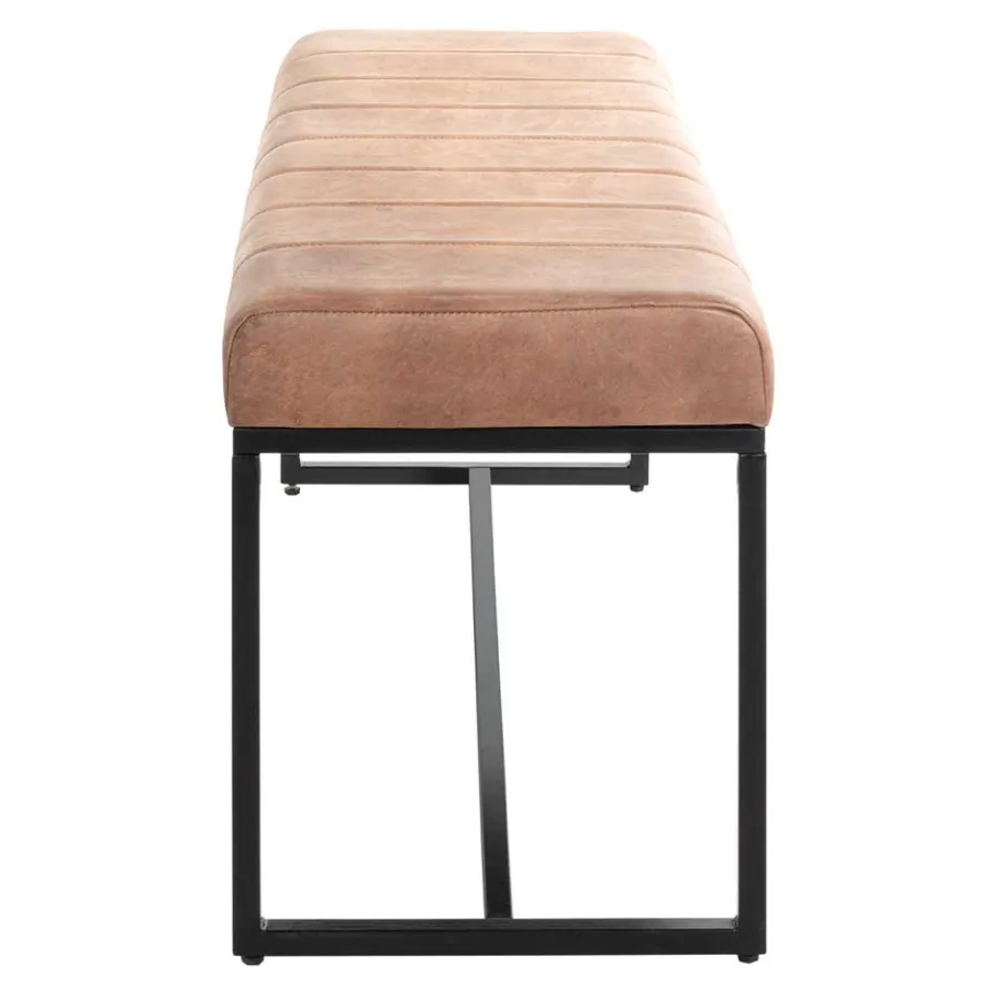 Best Leder Polsterbank in Braun - Eccossi Sitzbank