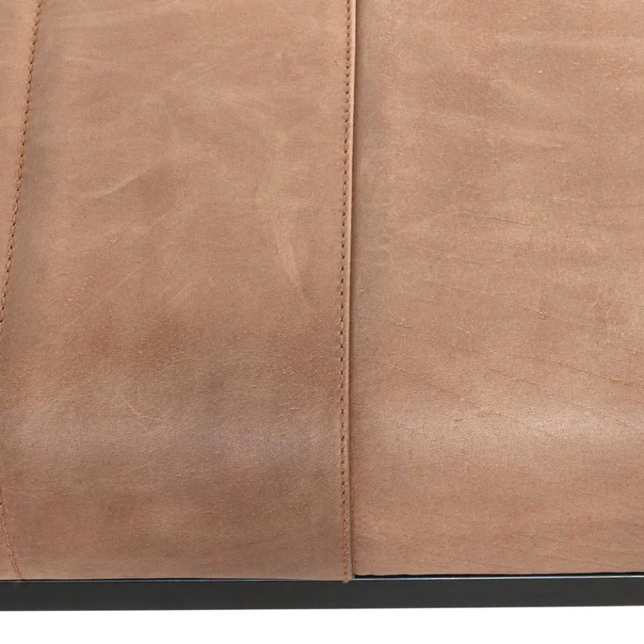 Best Leder Polsterbank in Braun - Eccossi Sitzbank