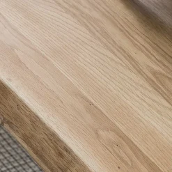 Outlet Living Edge Bank aus Eiche Massivholz - Macress Sitzbank