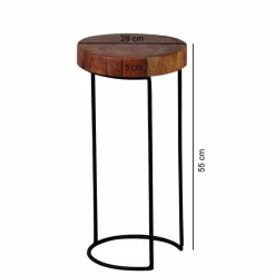 Best Loft Design Beistelltischchen Bebevos rustikal Tische