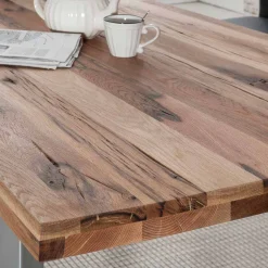 Clearance Loft Tisch Nestore aus Eiche und Edelstahl Tische