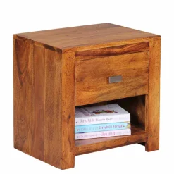 Sale Markanter Nachttisch Hoslo aus Holz massiv Kommoden