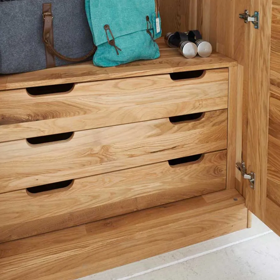 Sale Massiv Holzschrank Cranos aus Wildeiche Kleiderschränke|Schränke