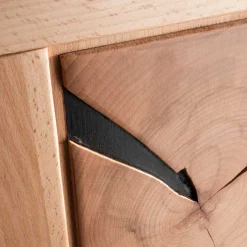 Hot Massive Anbauwand aus Kernbuche - Sarosca (vierteilig) Wohnwände