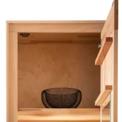 Hot Massive Anbauwand aus Kernbuche - Sarosca (vierteilig) Wohnwände